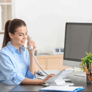 PRL en puestos de recepcionistas, en general
